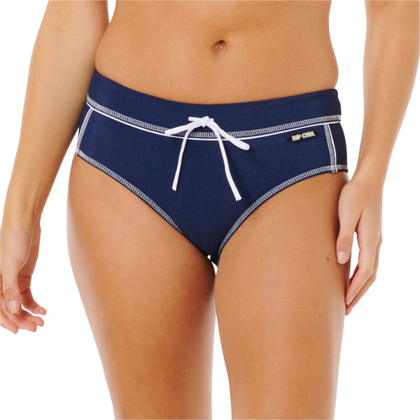 2026 Rip Curl Womens Surf Tide Boy Short Bikini Bottoms 0W7WSW - Dark Navy